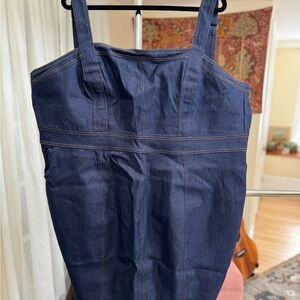 Unique Vintage Indigo Denim Dress